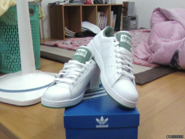 [開箱] adidas stan smith 2 LEA系列 099866  白綠情侣款