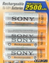尋找較細的 AA 充電電池