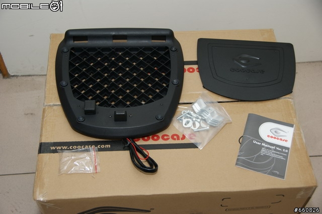 新增機車導航-[漢堡開箱]- COOCASE S-48L + GIVE E450 後行李箱