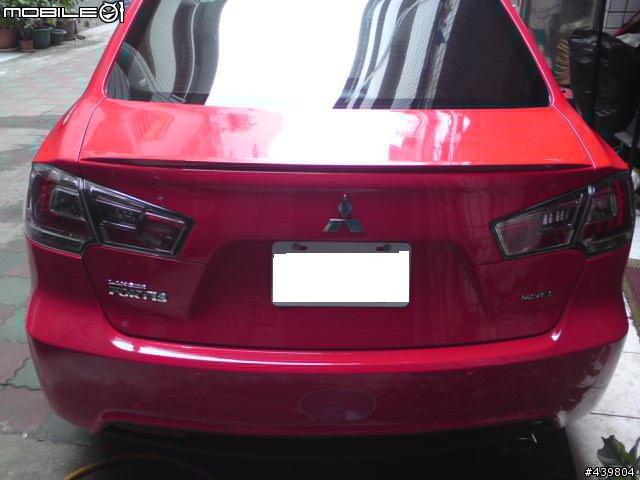 分享新車~~小紅紅~~很漂亮唷~~