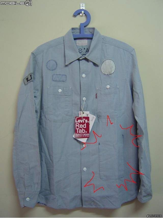 [分享]更新 LEVI'S 貼布加工牛仔襯衫 60550-0014