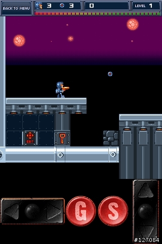 iPhone酷遊戲: 老學校遊戲機GW helmet +Rick Rocketson