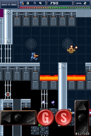 iPhone酷遊戲: 老學校遊戲機GW helmet +Rick Rocketson