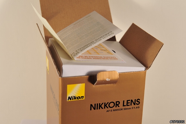 [分享] Nikon AF-S Nikkor 50mm F1.4 G 開箱