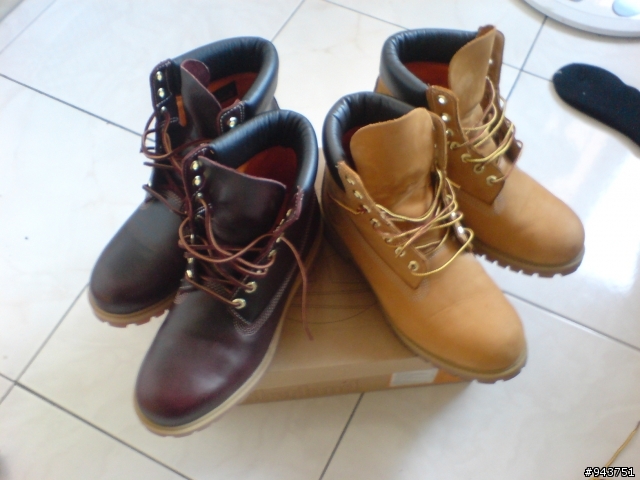 [開箱] 當季TIMBERLAND 酒紅色6吋靴 33574