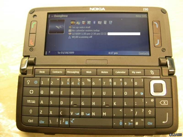 [2009-2-4 更新:倉頡輸入][開箱分享] 商務手機的王者 Nokia E90-1 Communicator