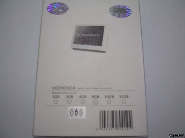 艾諾V6000HDA 720P RM 行動播放器簡易文