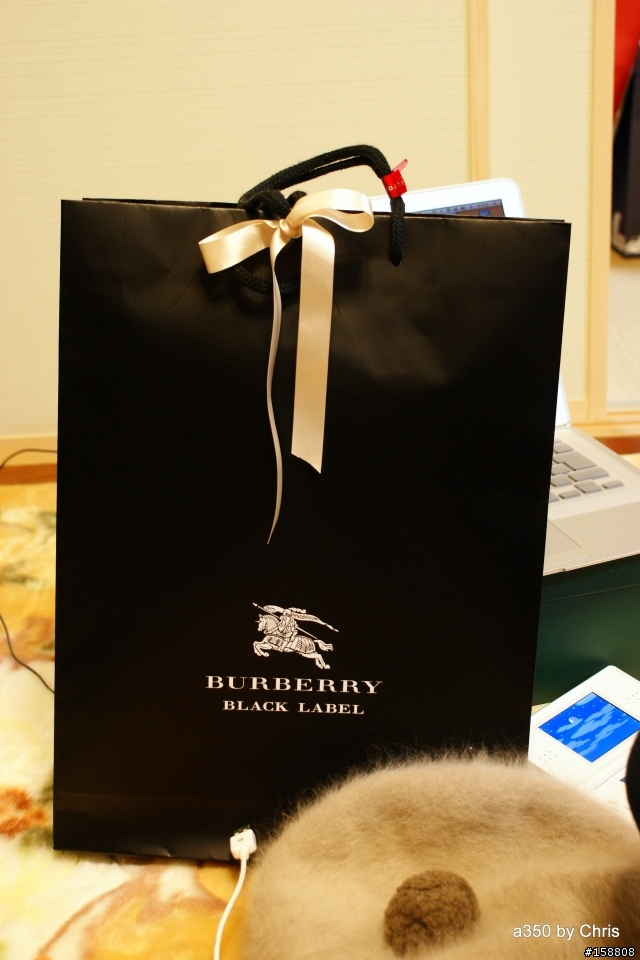 [分享]日本雜誌介紹限定款 BURBERRY BLACK LABEL 黑色夾克 + 新款襯衫 +舊品日本PORTER包