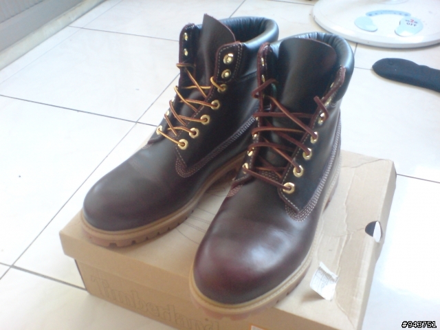 [開箱] 當季TIMBERLAND 酒紅色6吋靴 33574