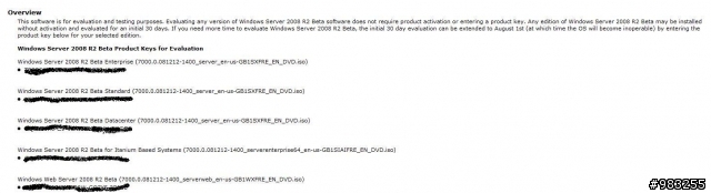 Windows 7/Windows Server 2008 R2 Beta (所有版本官方下載+Product key[附圖])