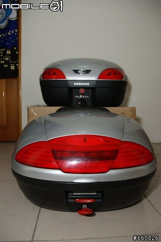 新增機車導航-[漢堡開箱]- COOCASE S-48L + GIVE E450 後行李箱