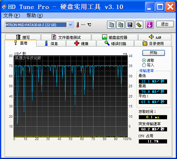 UX390N和MTRON SSD 32G的亲密接触