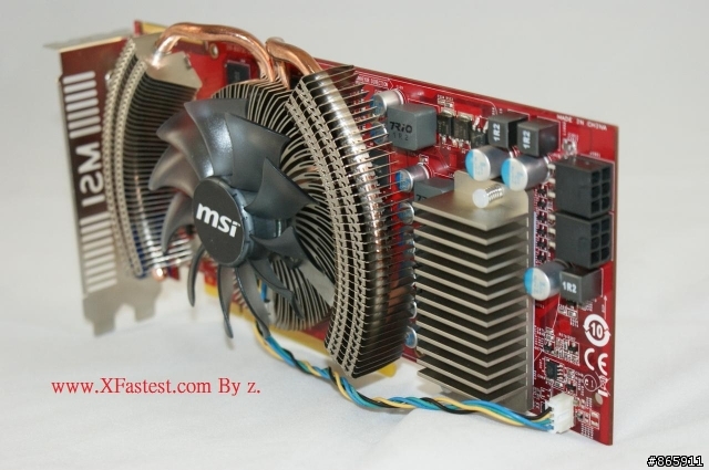 微星9CM超大風扇尺寸顯示卡R4870-MD1G霸氣登場!