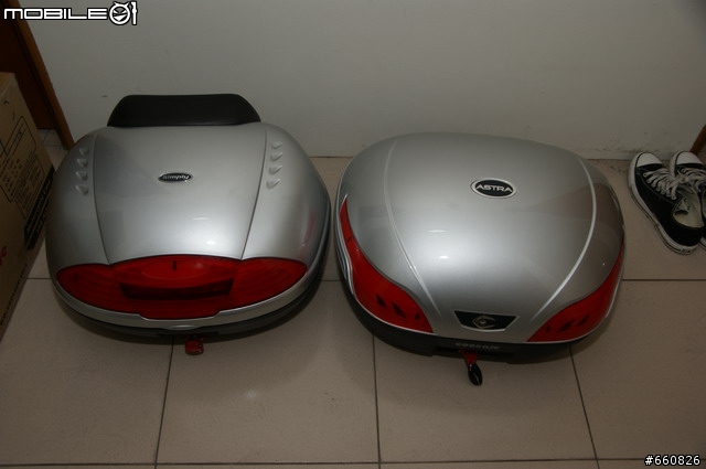 新增機車導航-[漢堡開箱]- COOCASE S-48L + GIVE E450 後行李箱
