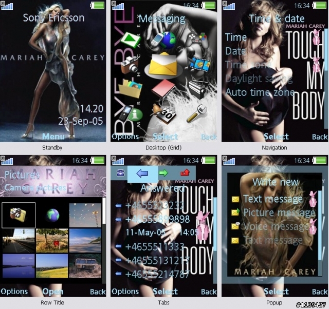 『自製』瑪利亞凱莉Mariah Carey主題 For Z770i