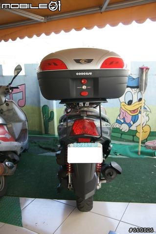新增機車導航-[漢堡開箱]- COOCASE S-48L + GIVE E450 後行李箱