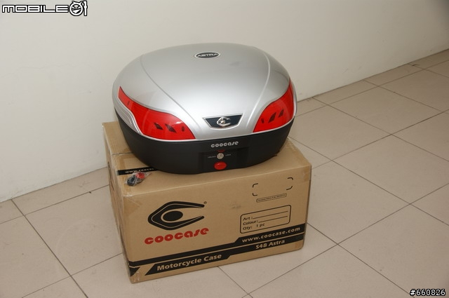 新增機車導航-[漢堡開箱]- COOCASE S-48L + GIVE E450 後行李箱