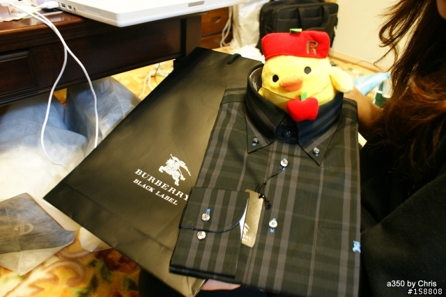 [分享]日本雜誌介紹限定款 BURBERRY BLACK LABEL 黑色夾克 + 新款襯衫 +舊品日本PORTER包