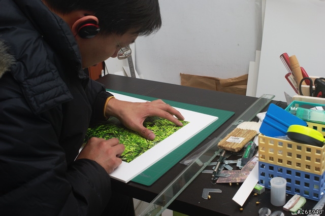 [090122] 輸出裱褙心得第四版 - 四之一: 無外框的展示方式