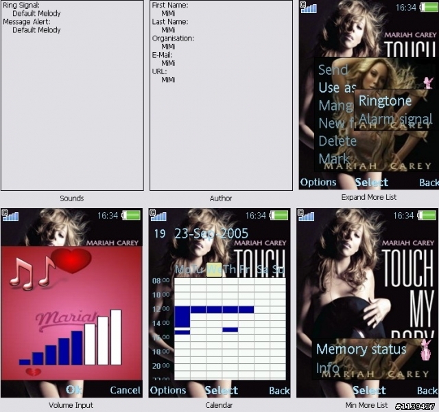『自製』瑪利亞凱莉Mariah Carey主題 For Z770i
