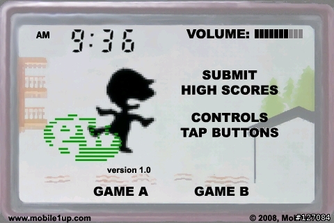 iPhone酷遊戲: 老學校遊戲機GW helmet +Rick Rocketson