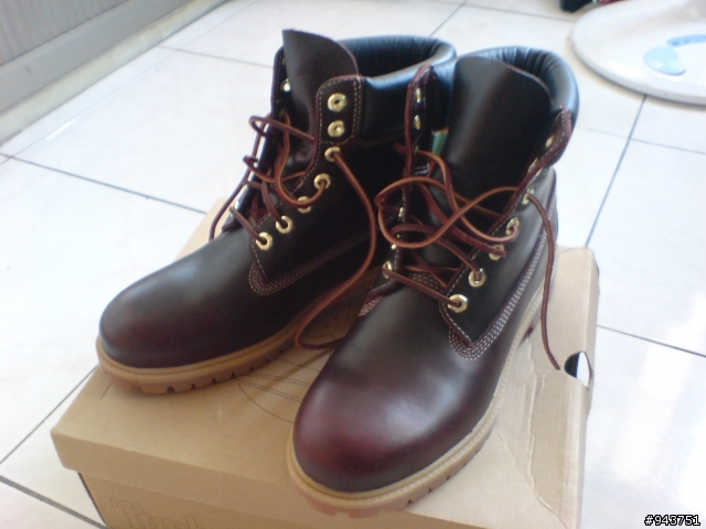 [開箱] 當季TIMBERLAND 酒紅色6吋靴 33574
