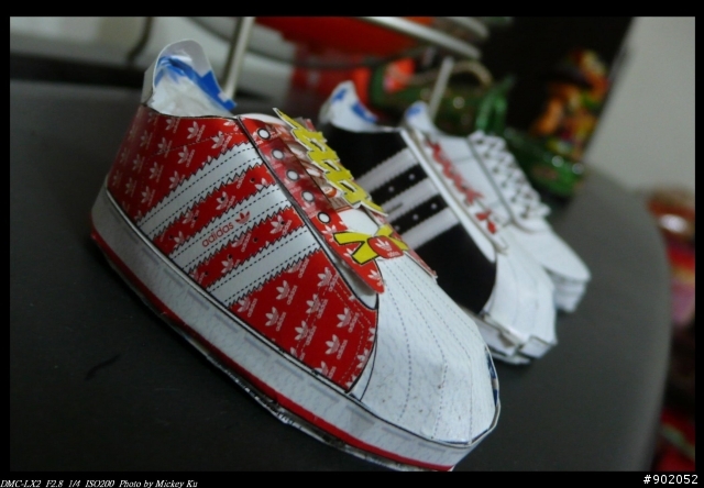 [新手分享] 紙鞋模型 -- Adidas Superstar