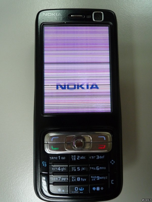 黑 N73 原 IE 版升級 V4.0812.4.3.1 軟體後螢幕產生問題