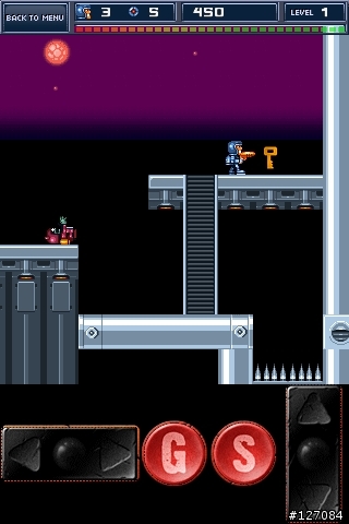 iPhone酷遊戲: 老學校遊戲機GW helmet +Rick Rocketson