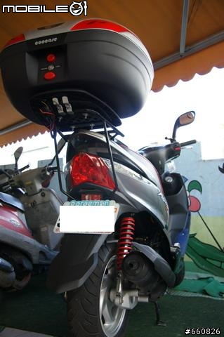 新增機車導航-[漢堡開箱]- COOCASE S-48L + GIVE E450 後行李箱