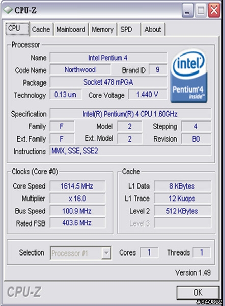 中古 P4 CPU 脈差少200MHz  L2多256KB 換不換....?