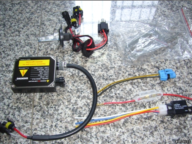 DIY 四期化油新勁戰改三段開關+前小燈開光+HID 6000K (加小燈線路教學)