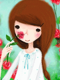 240*320韓國插畫家Echi動態桌布