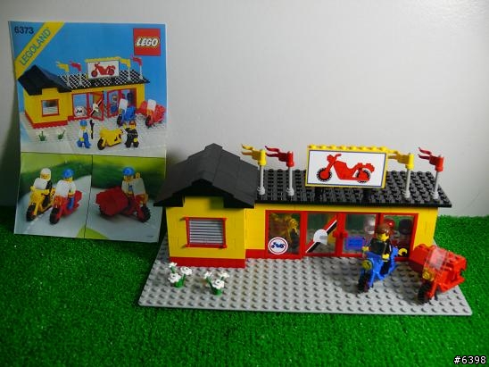 (LEGO)1980年代的古董樂高 Part1 摩托車維修展示場