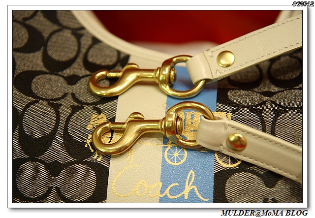 [MoMo桑分享] COACH HERITAGE STRIPE 女性兩用側肩包