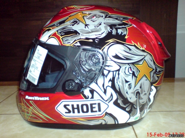 【開箱文】SHOEI  X-11 KIYONARI 白綠版 & E-BOZ 安全帽 紅銀版