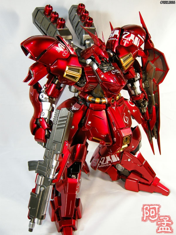 大機器人的浪漫2~G-SYSTEM 1/72 SAZABI~45公分超大沙薩比!!完美的鏡面！！