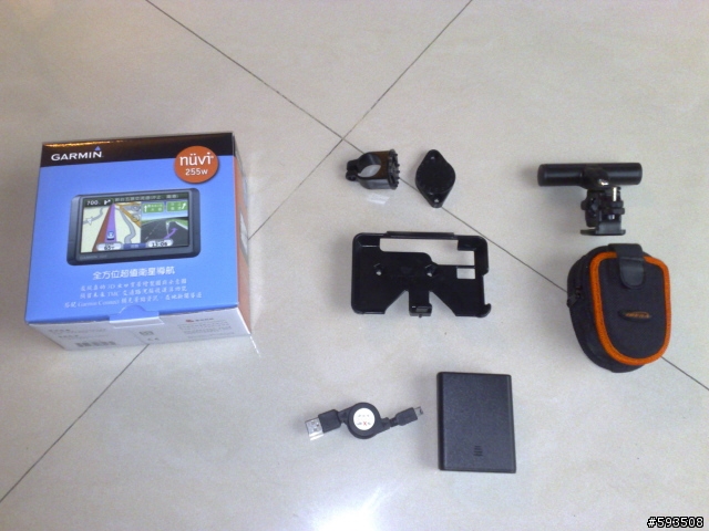 【分享】單車安裝Garmin 255w GPS導航機(一機兩用)