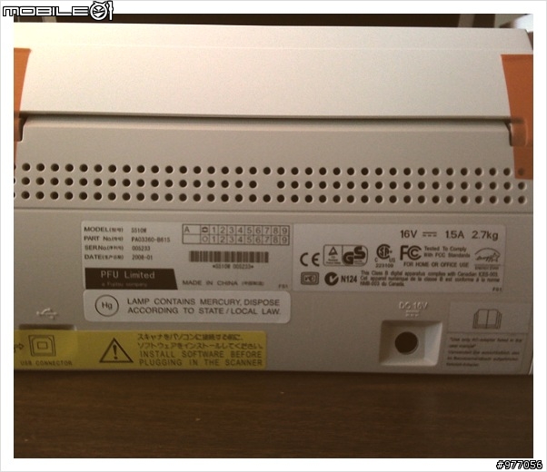 [開箱] Fujitsu ScanSnap S510M (圖多)