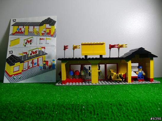 (LEGO)1980年代的古董樂高 Part1 摩托車維修展示場