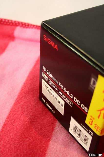 [開箱文] 我相機的新朋友- SIGMA 18-200 DC OS