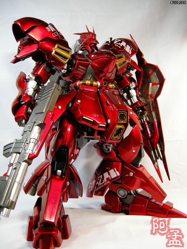 大機器人的浪漫2~G-SYSTEM 1/72 SAZABI~45公分超大沙薩比!!完美的鏡面！！