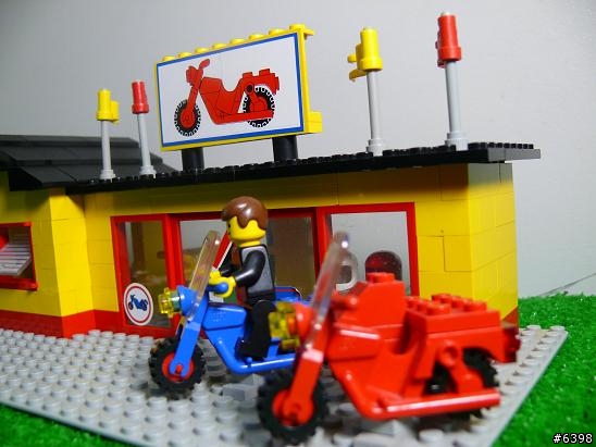 (LEGO)1980年代的古董樂高 Part1 摩托車維修展示場