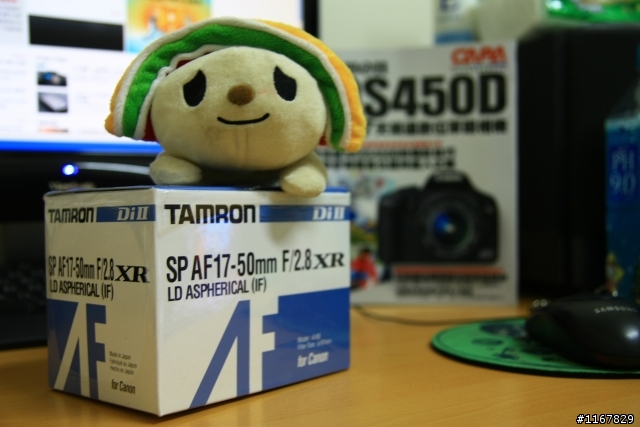〔第一次不專業開箱文〕TAMRON A16  for  Canon  450D