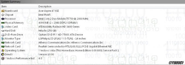 請問大大高手 我的筆電ACER Aspire 4730ZG 可以升級CPU嗎??