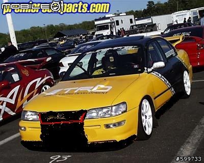 老COROLLA不死！ DIY GTI LOOK紅色水箱罩飾條