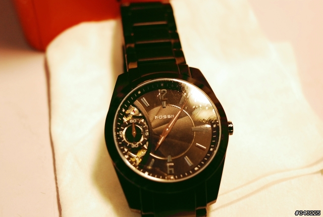 [簡單開箱] Fossil TWIST 半機械錶 ME-1001簡單分享~