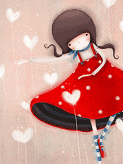 240*320韓國插畫家Echi動態桌布