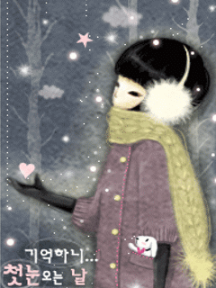 240*320 韓國插畫玉兔女ggum~收錄動態桌布