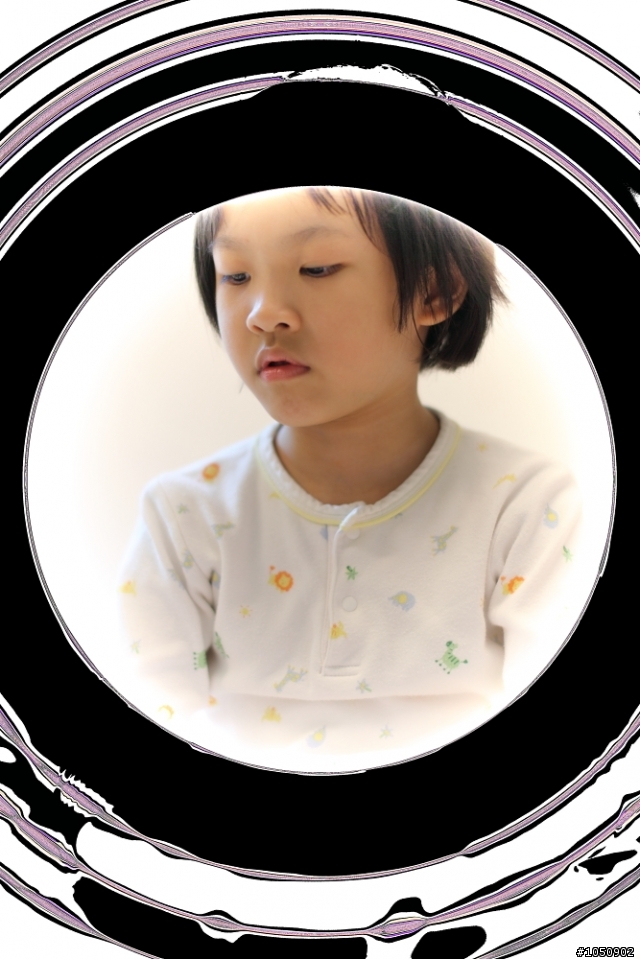 請教這些圓圈圈怎會跑出來?